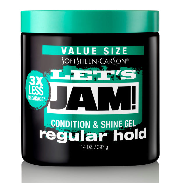 Let's Jam! Conditioning & Shine Extra Hold Styling Hair Gel - 14oz