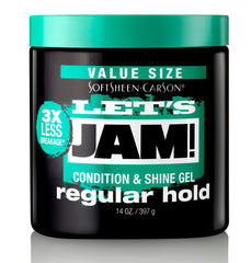 Let's Jam! Shining and Conditioning Hair Gel, Regular Hold, 14 oz