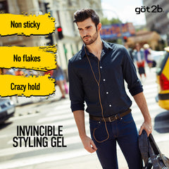 Got2b Ultra Glued Invincible Styling Hair Gel-Crazy Hold