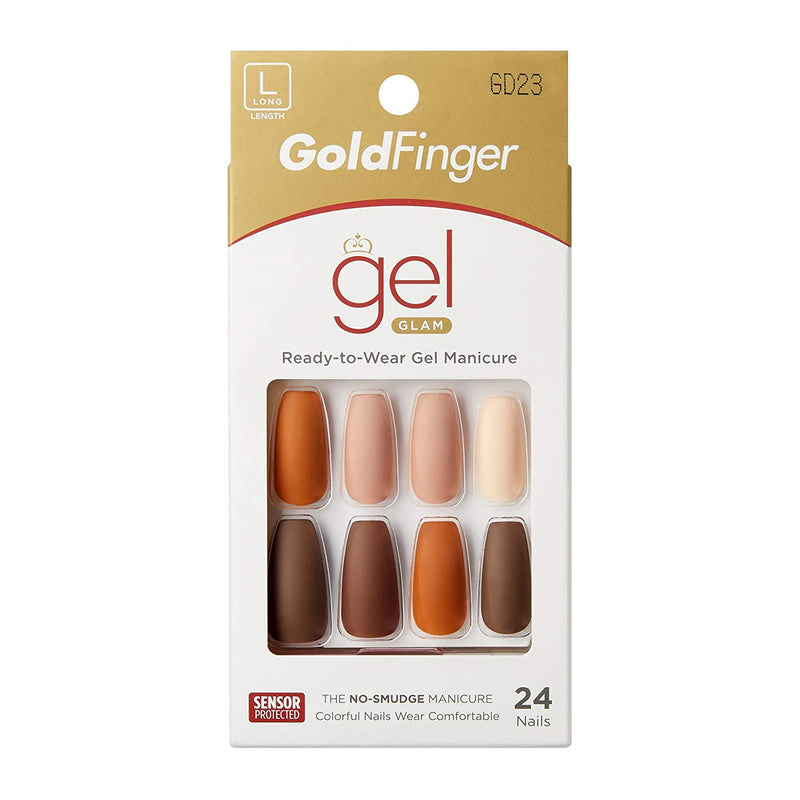 Kiss Gold Finger Full cover nails (GD23)