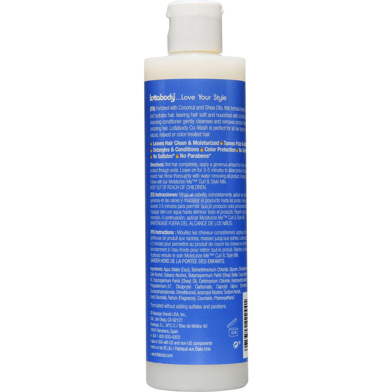 Lottabody Cleanse Me Co-Wash with Coconut And Shea Oil 10.1oz