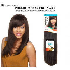 Premium too Yaki Pro 100% Human and Premium Blend Hair