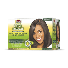 African Pride Olive Miracle Super Relaxer Kit REGULAR