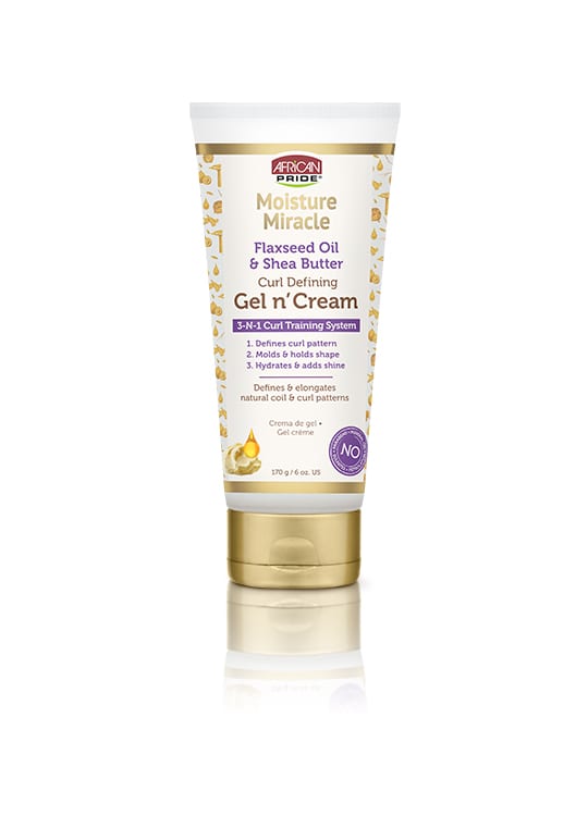 Moisture Miracle Flaxseed Oil & Shea Butter Gel N’ Cream by African Pride