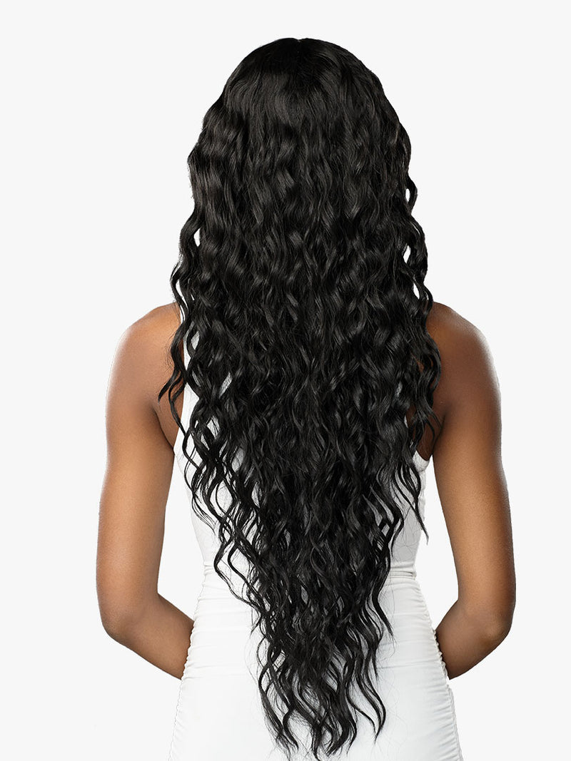 Sensationnel HD Lace Front Wig - LOOSE CURLY 32" / HUMAN HAIR BLEND