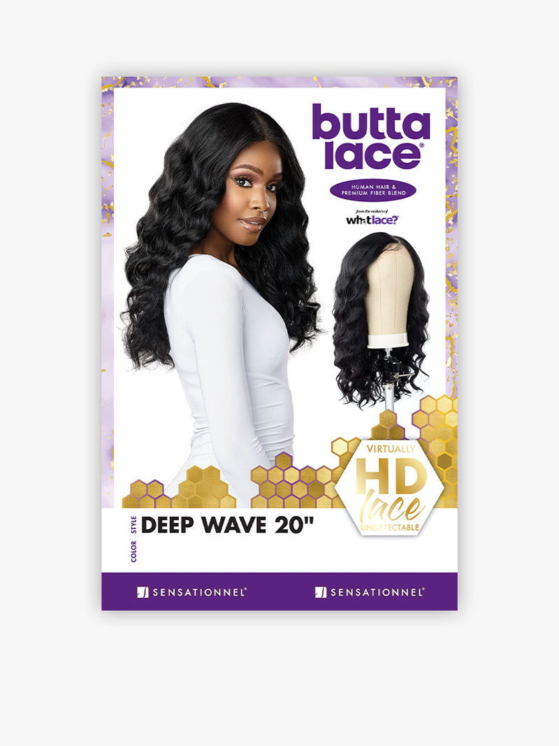 BUTTA LACE HUMAN HAIR BLEND DEEP WAVE 20"