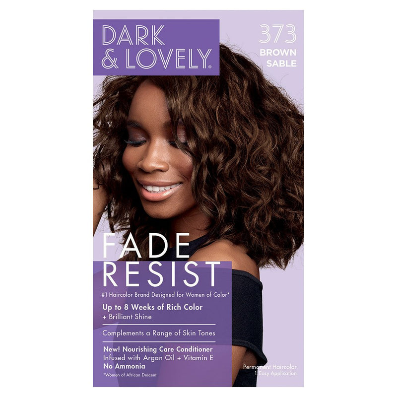 Brown Sable #373 - Fade Resist Jet Black Rich Conditioning Color by Dark & Lovely