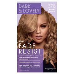 Honey Blonde #378 - Fade Resist Jet Black Rich Conditioning Color by Dark & Lovely