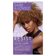 Chestnut Blonde #380 - Fade Resist Jet Black Rich Conditioning Color by Dark & Lovely