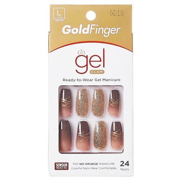 Kiss Gold Finger Full cover nails (GD18)