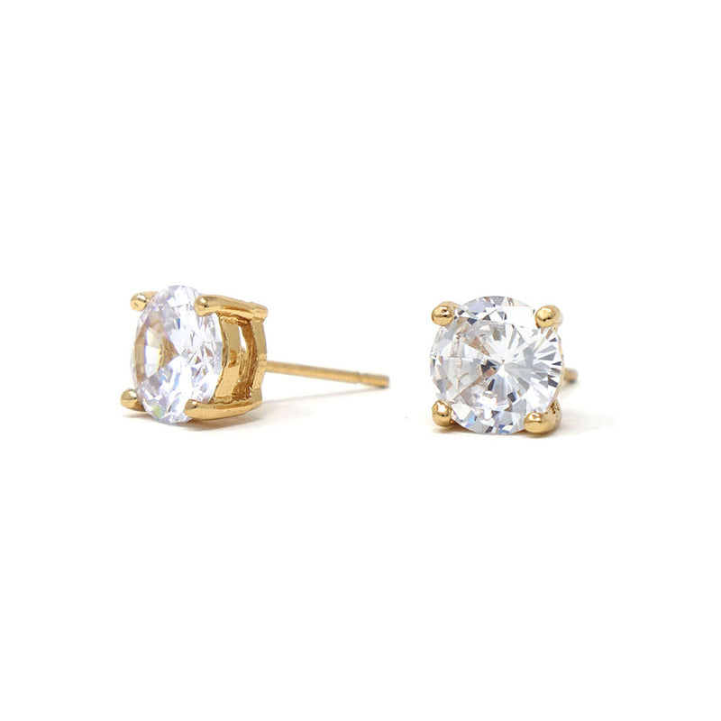 DIVA 14KT GF CZ Earrings