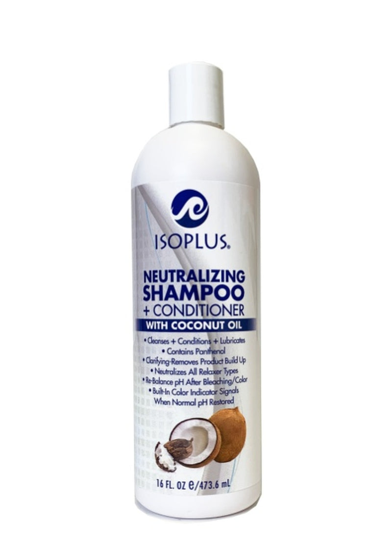 ISOPLUS Neutralizing Shampoo + Conditioner With Coconut Oil 16oz