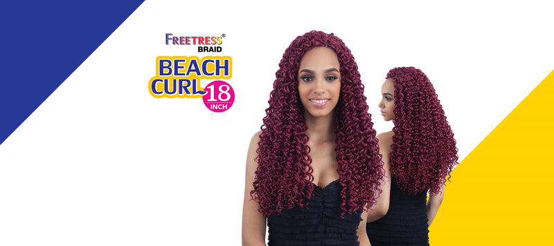 FreeTress Crochet hair Beach Curl