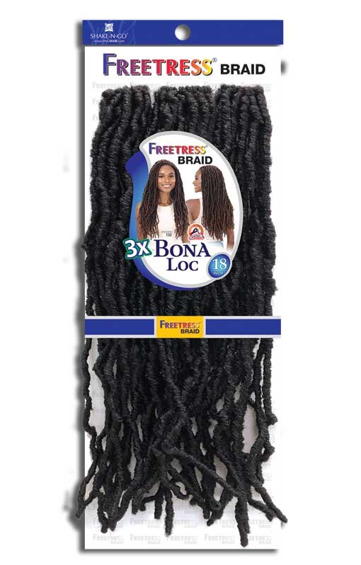 Freetress 3x Bona Loc" Crochet Braid 18"