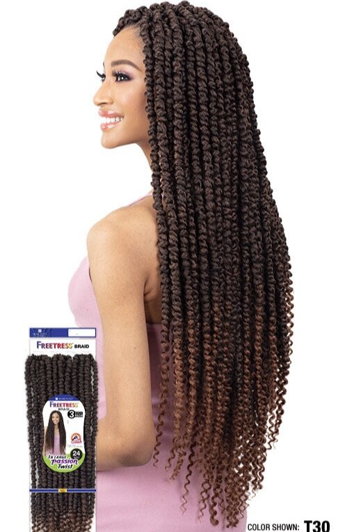 Freetress 3X LARGE PASSION TWIST 24" Crochet Hair