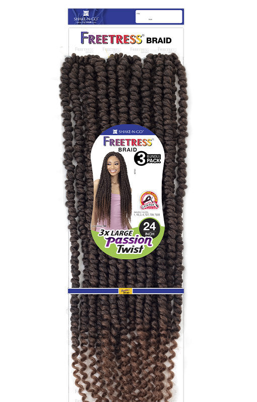 Freetress 3X LARGE PASSION TWIST 24" Crochet Hair