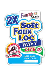 Freetress 2X SOFT WAVY FAUX LOC 20