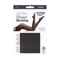 TOUCHUPS Ultra Sheer Stockings OFF BLACK