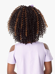 LuluTress Crochet Hair LULU MINI 2X bubble curl 10″