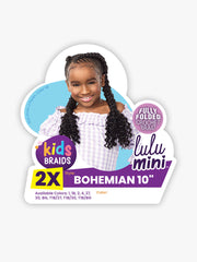 LuluTress Crochet Hair - LULU MINI 2X BOHEMIAN 10″