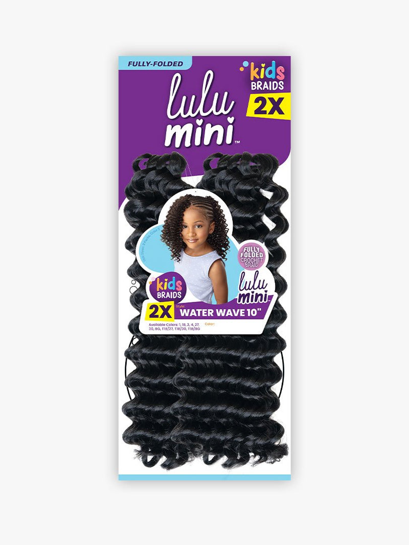 LuluTress Crochet Hair - LULU MINI 2X DEEP WAVE 10″