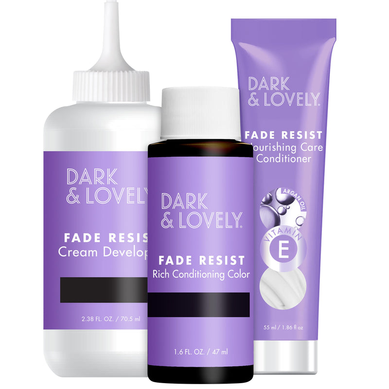 Hazelnut Brown #401 - Fade Resist Jet Black Rich Conditioning Color by Dark & Lovely
