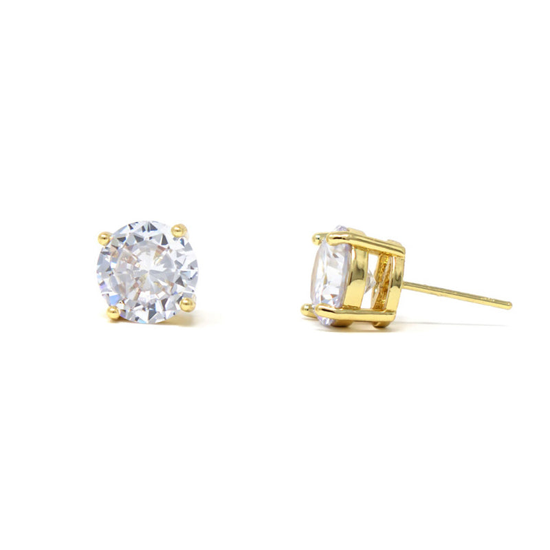 DIVA CZ Earrings GOLD NSG