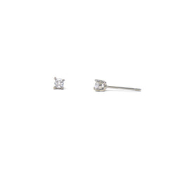 DIVA CZ Earrings SILVER NSS