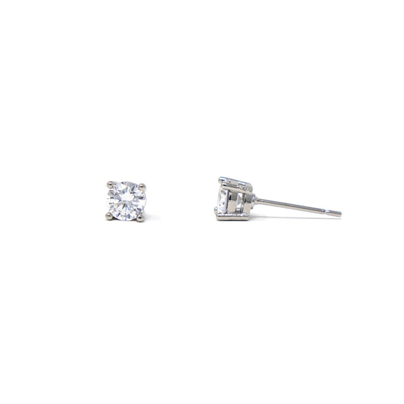 DIVA CZ Earrings SILVER NSS