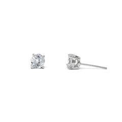 DIVA CZ Earrings SILVER NSS