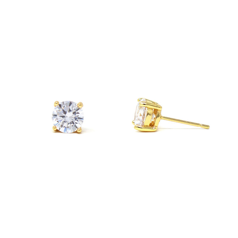 DIVA CZ Earrings GOLD NSG