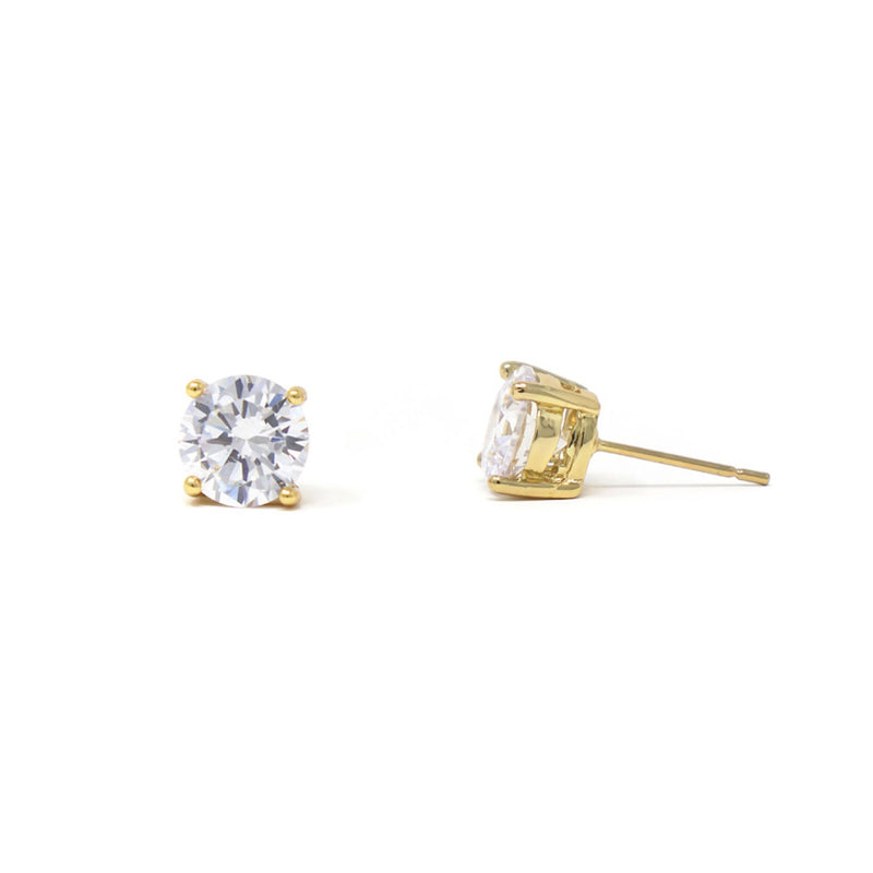 DIVA CZ Earrings GOLD NSG