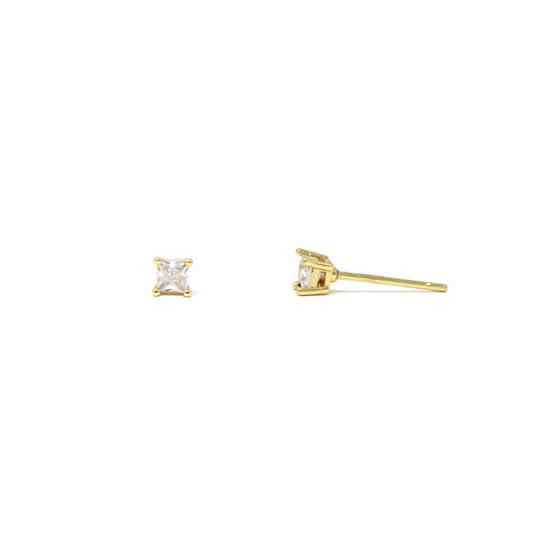 DIVA CZ Earrings GOLD NSG