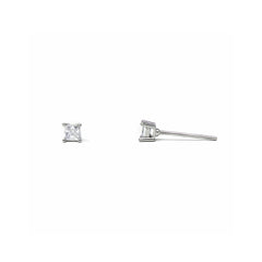 DIVA CZ Earrings SILVER NSS