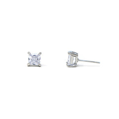 DIVA CZ Earrings SILVER NSS