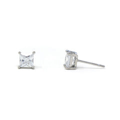 DIVA CZ Earrings SILVER NSS