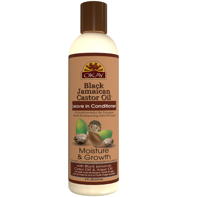 OKAY BLACK JAMAICAN LEAVE IN CONDITIONER 8oz / 237ml