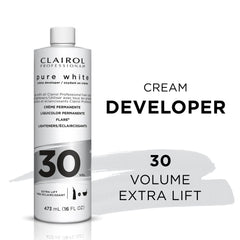 Pure White 30 Volume Creme Developer 16 oz.