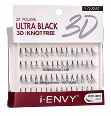 Knotted Ultra Black 3D Individual Lash - KPE06UD - Long