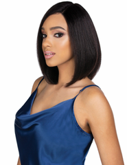 Harlem 125 100% Human Hair Brazilian Natural BL026L Lace Front Wig