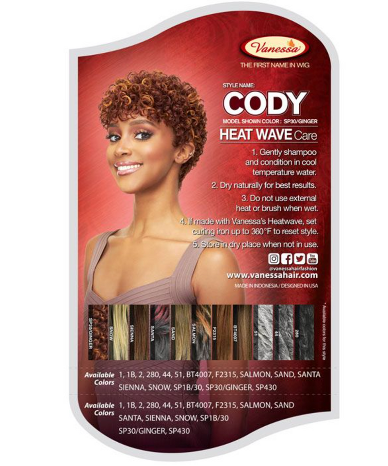 VANESSA FULL WIG CODY