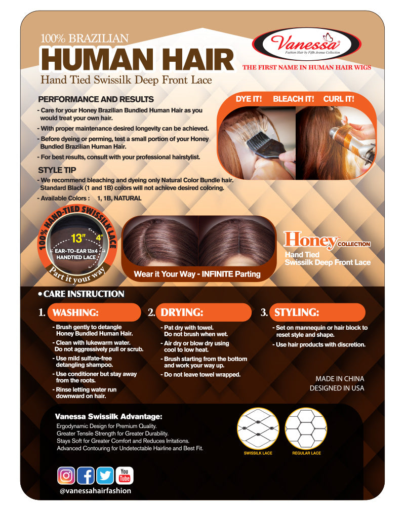 100% Human Hair TH34 YURAN 28 by VANESSA