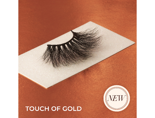 V-Luxe Real Mink – Touch of Gold VLEC12 Eyelashes