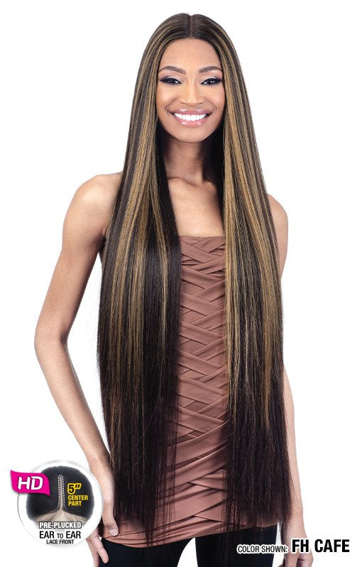 Light yaky straight 40" Organique HD Lace wig