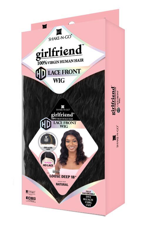 Girlfriend Loose Deep 18" 100% virgin human hair