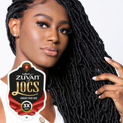 Laflare - 3X Zuvan Crochet Faux Locs 36