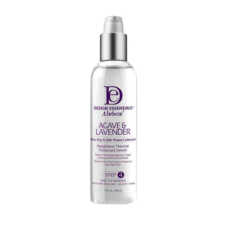 Design Essentials Agave & Lavender Weightless Thermal Protectant Serum Step 4
