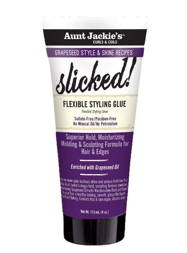 Aunt Jackie's Grapeseed Collection Slicked Flexible Styling Glue 4 oz