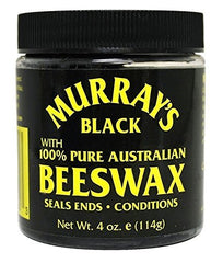 Murray's Beeswax BLACK, with 100% Pure Australian BLACK 4oz.