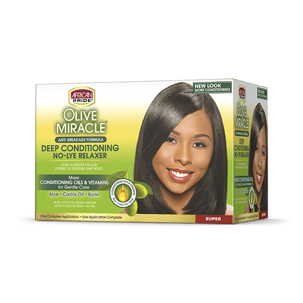 African Pride Olive Miracle Super Relaxer Kit SUPER